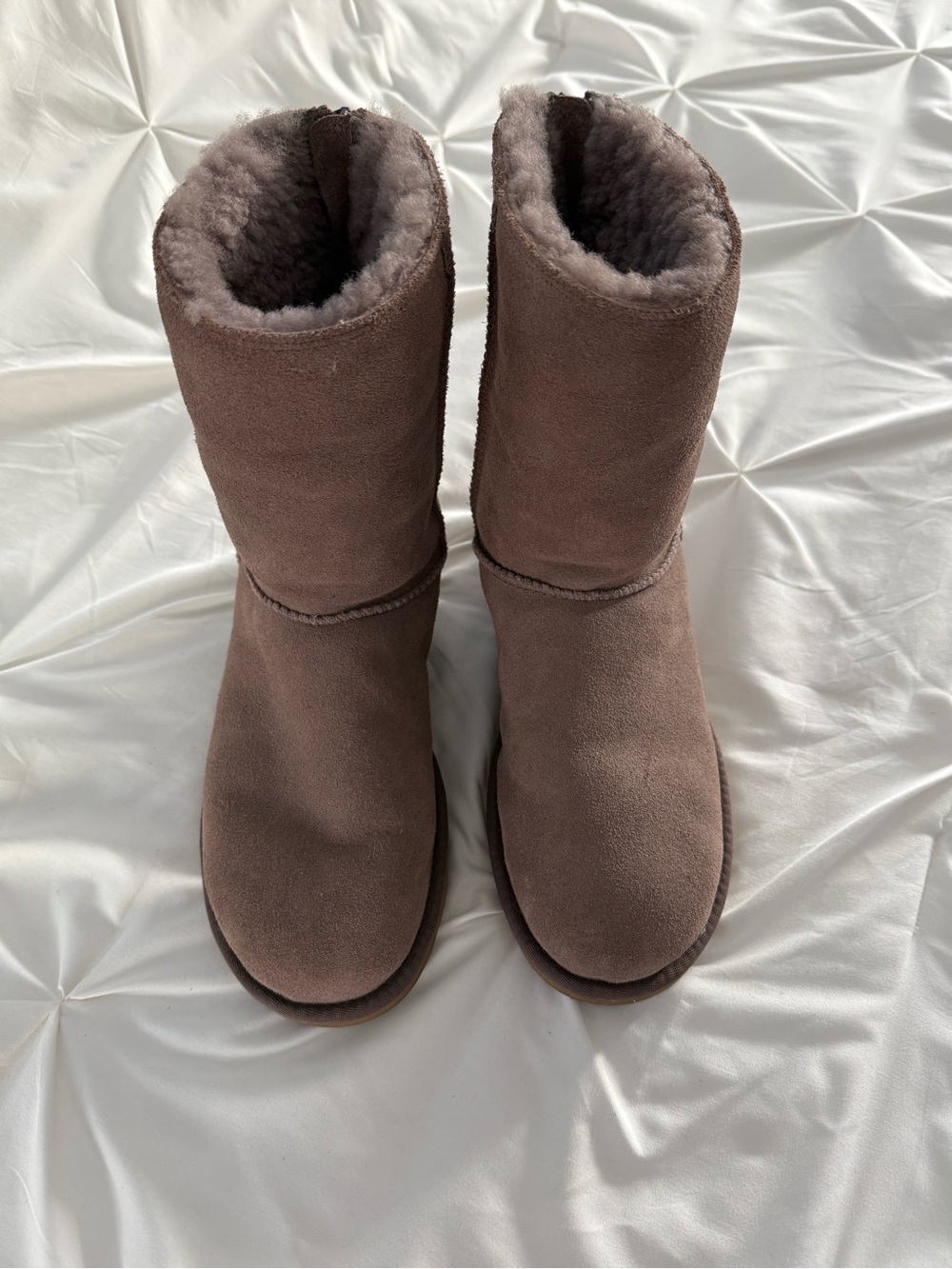 Mauve Ugg Boots Zipper Size 9